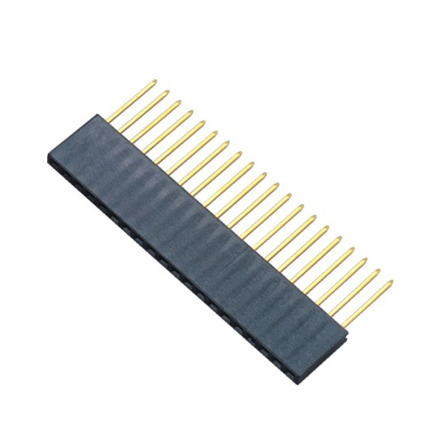 2.54mm Female header H=8.5 Single Row Straight Type