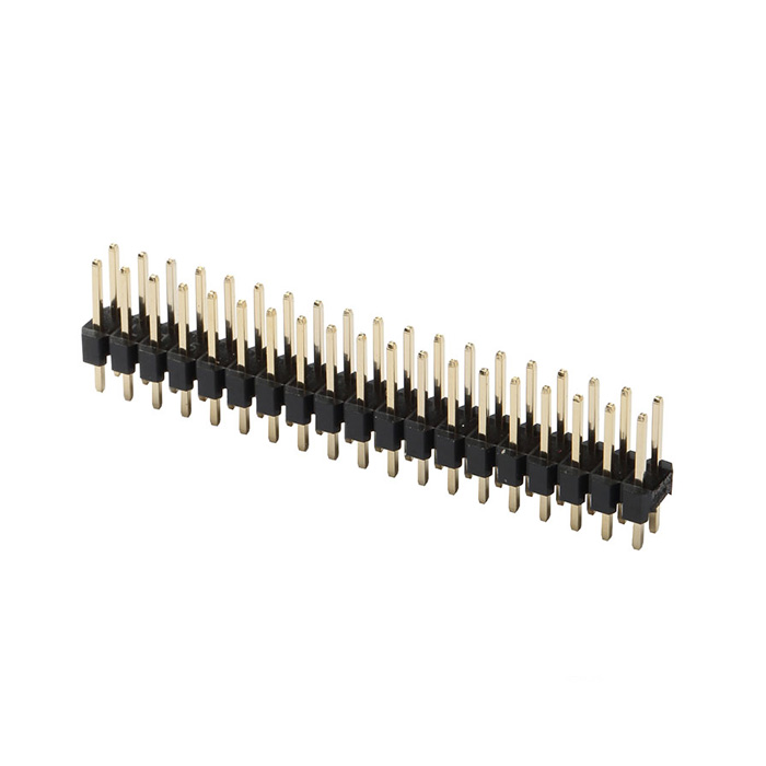 1.27 Series  1.27mm,0.4SQ,PIN header,H=1.27,Dual ROW,Straigh