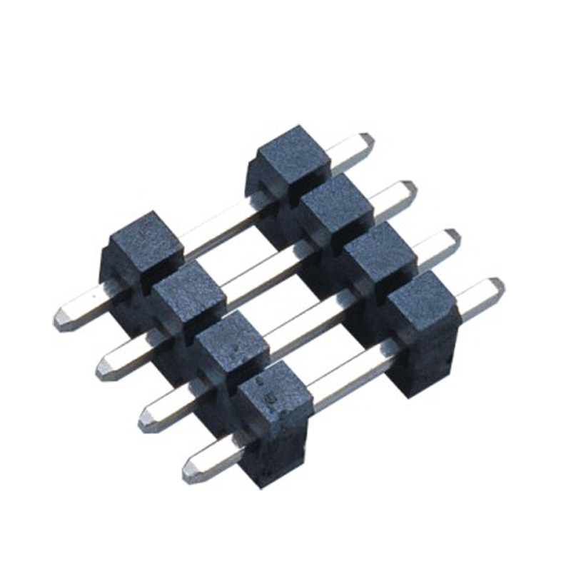 5.08mm Pin Header H=2.5 Single Row Double Plastic Straight T